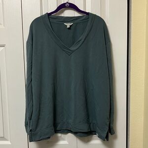 Orvis Women's V-Neck Sweater - Teal